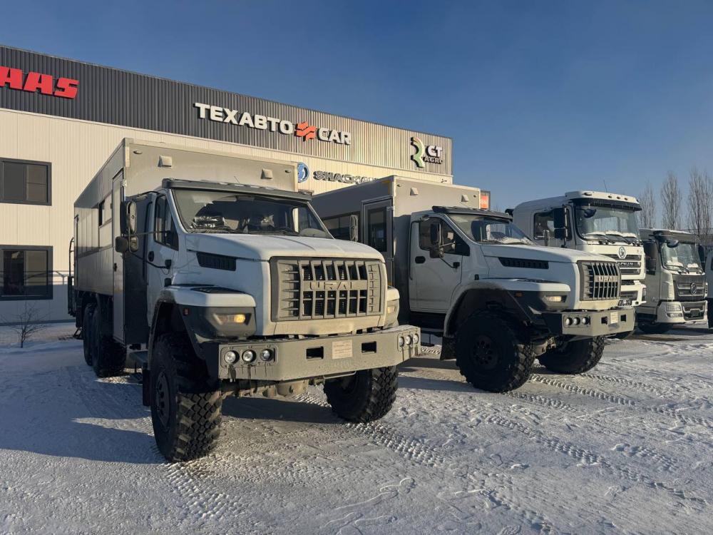 ТехАвтоКар отправляет партию вахтовых автобусов УРАЛ NEXT на урановое месторождение в ЮКО