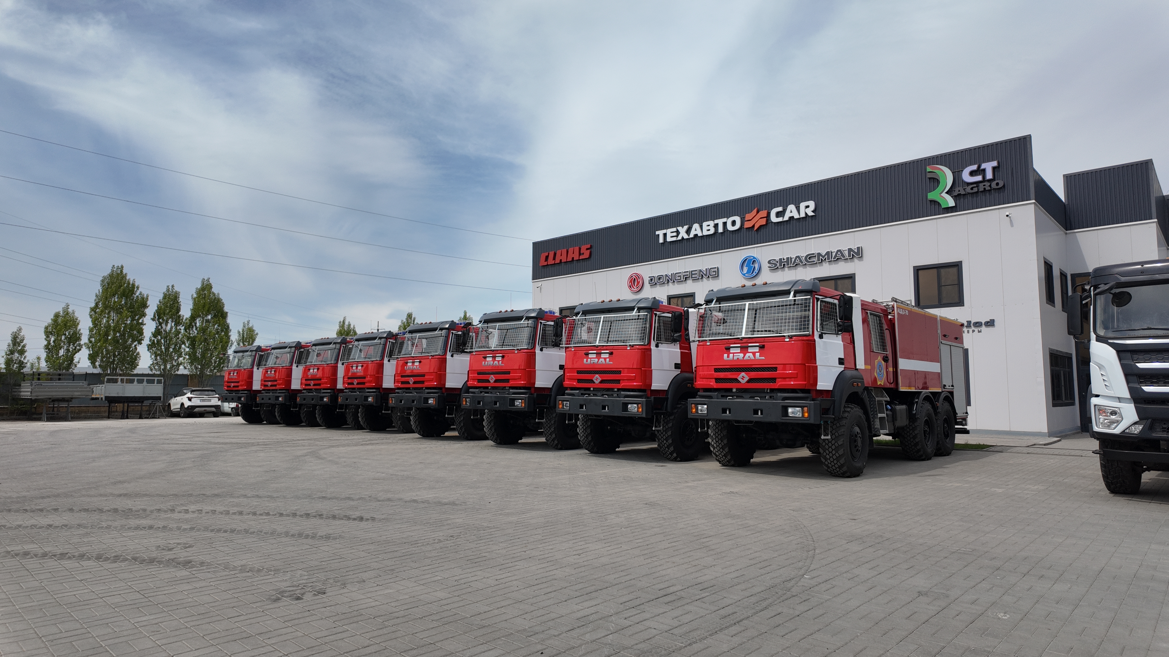 10 пожарных автомобилей АЦ-8/70 на шасси Урал 4320-82 получили пожарные Актобе