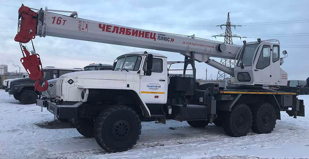 Первый автокран "Челябинец" 16 тонн в Казахстане