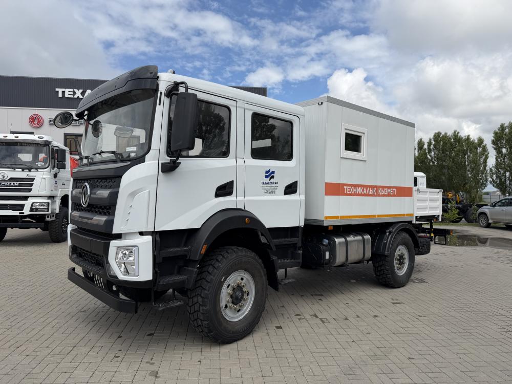 Мастерская передвижная ПАРМ-2 с краном манипулятором КМУ MaxiLift 230.2 E (Италия) на шасси DONG FENG 4×4 