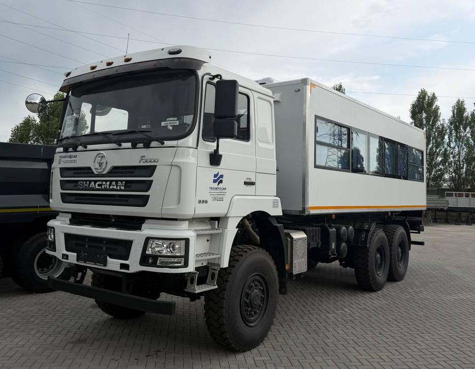 ОТГРУЗКА ПАРТИИ ВАХТОВЫХ АВТОБУСОВ SHACMAN F3000 - 28 мест 6х6