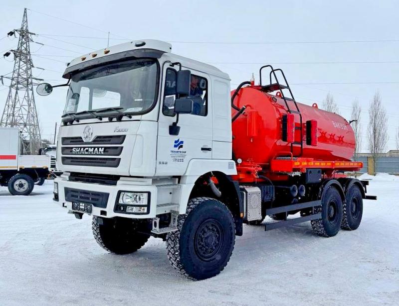 АВТОЦИСТЕРНА МВ-10 на  Шасси SHACMAN 6х6 SX1258DR 6х6385