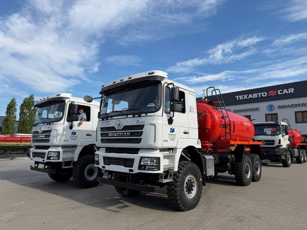 Вакуумная цистерна МВ-10 SHACMAN F3000 с функцией верхнего налива «ТЕХВОДА» в г.Астана