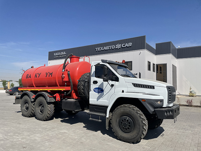 АВТОЦИСТЕРНА ВАКУУМНАЯ МВ-10 Урал NEXT 6x6
