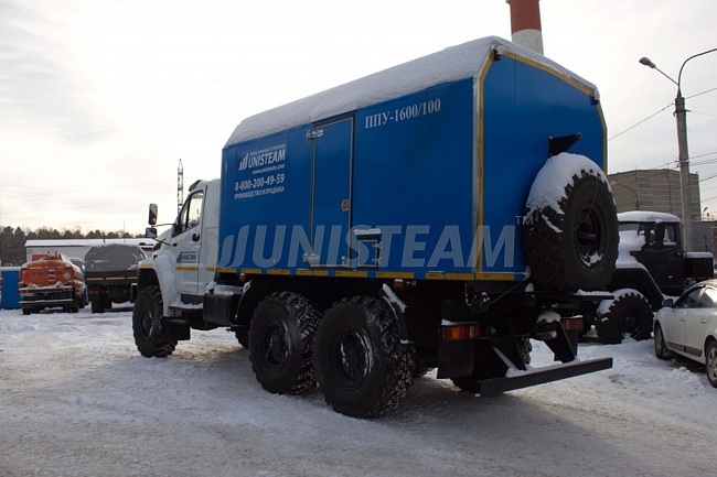 ППУА СЕРИИ UNISTEAM-M1У НА БАЗЕ ШАССИ УРАЛ 4320-19