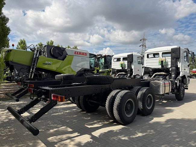Шасси SHACMAN 6х6 SX1258DR385 база 4 375мм (двускатное)