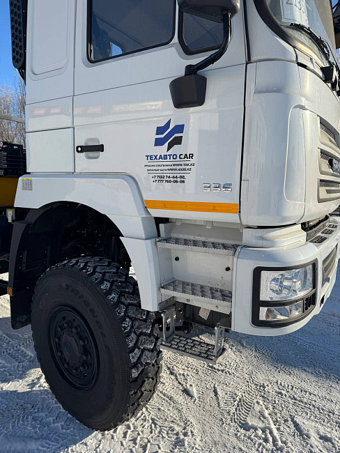 АВТОМОБИЛЬ БОРТОВОЙ SHACMAN 6x6 с КРАНОМ МАНИПУЛЯТОРОМ (КМУ) XCMG SQS157 с монтажной корзиной