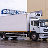 Фургон — рефрижератор на базе DONGFENG C180NA с ХОУ CARRIER SH750 и ГБ NTLIFT 1.5