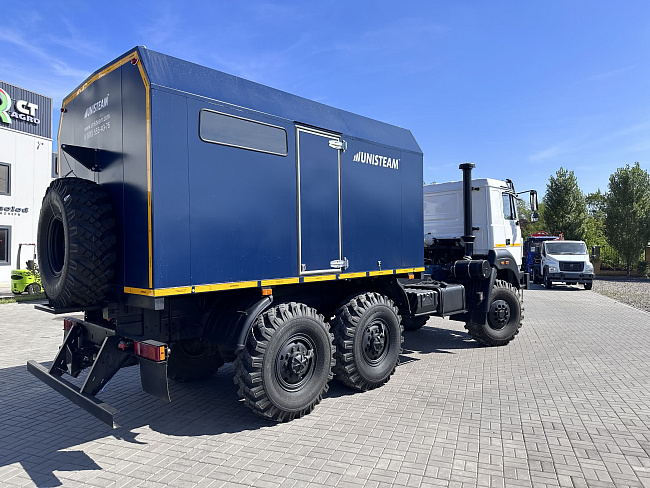 ПЕРЕДВИЖНАЯ ПАРОВАЯ УСТАНОВКА ППУ-1600/100 на шасси УРАЛ 4320-80 (бескапот)