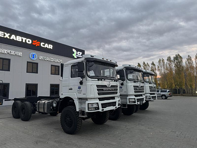 Удлиненное шасси SHACMAN 6х6 SX1258DR385 база 4 575мм