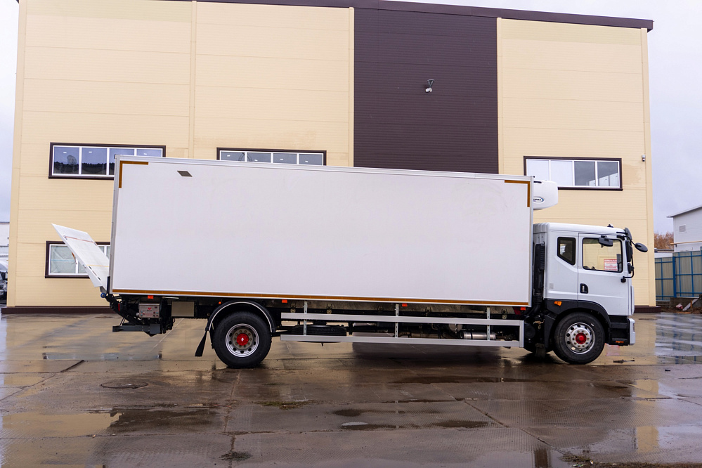 Фургон – рефрижератор на шасси DONGFENG C180LA с ХОУ CARRIER SH850 и ГБ NTLIFT 1.5