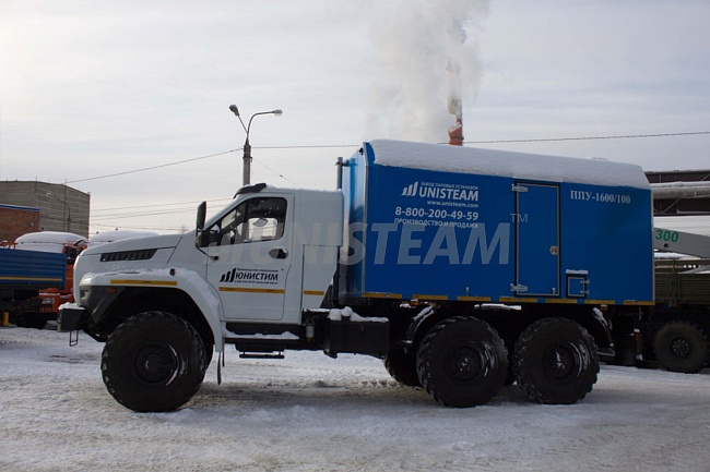 ППУА СЕРИИ UNISTEAM-M1У НА БАЗЕ ШАССИ УРАЛ 4320-19