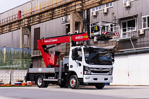 Автовышка (АГП) на базе DONGFENG Z80S TR-318 (высота подъема 18м)