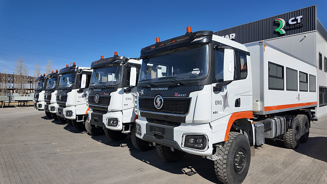 ВАХТОВЫЙ АВТОБУС SHACMAN 385 X5000 6x6 28 мест