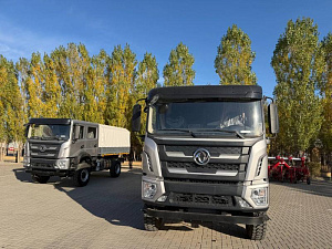Шасси DONGFENG 4х4 вездеход кабина 2 ряд 13 тонн (рестайл 2026) мосты DENA