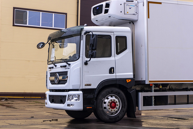 Фургон – рефрижератор на шасси DONGFENG C180LA с ХОУ CARRIER SH850 и ГБ NTLIFT 1.5