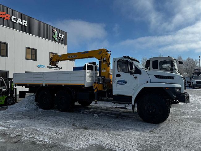 Урал NEXT (Бортовой) с КМУ 6,3 тонн- Урал NEXT 4320-72/74E5 6x6