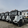 Удлиненное шасси SHACMAN 6х6 SX1258DR385 база 4 575мм КАБИНА X5000