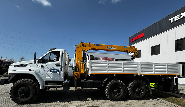 Урал NEXT (Бортовой) с КМУ 6,3 тонн- Урал NEXT 4320-72/74E5 6x6