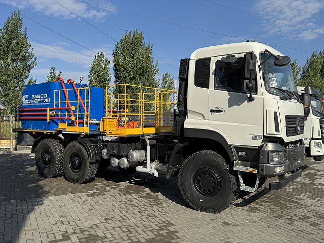 ЦЕМЕНТИРОВОЧНЫЙ АГРЕГАТ СИН-35(плунжер) на шасси DONGFENG 6x6