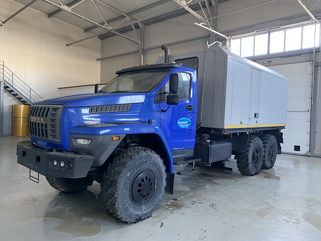 ПЕРЕДВИЖНАЯ ПАРОВАЯ УСТАНОВКА ППУ-1600/100 на шасси УРАЛ 4320-72 НЕКСТ