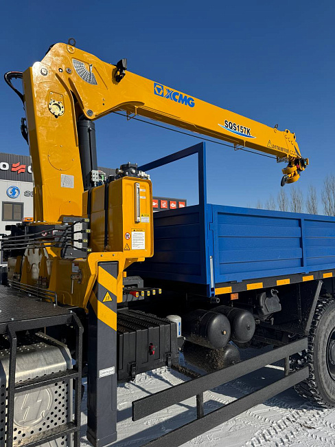 БОРТОВОЙ SHACMAN 6x6 с КРАНОМ МАНИПУЛЯТОРОМ (КМУ) XCMG SQS157 