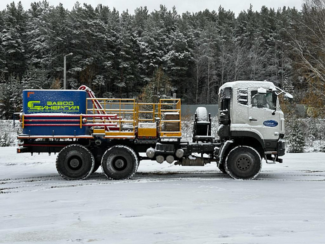 ЦЕМЕНТИРОВОЧНЫЙ АГРЕГАТ СИН-35(плунжер) на шасси DONGFENG 6x6