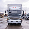 Фургон — рефрижератор на базе DONGFENG C180NA с ХОУ CARRIER SH750 и ГБ NTLIFT 1.5