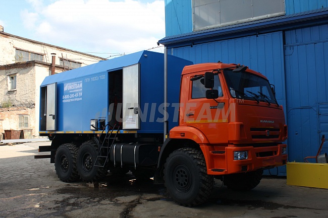 ППУА СЕРИИ UNISTEAM-M3К НА БАЗЕ ШАССИ КАМАЗ 43118