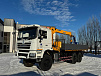 АВТОМОБИЛЬ БОРТОВОЙ SHACMAN 6x6 с КРАНОМ МАНИПУЛЯТОРОМ (КМУ) XCMG SQS157 с монтажной корзиной