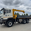 Бортовой с КМУ XCMG 157(SQ6.3SK3Q ) DONFENG 3250 усиленная платформа, стрела 11м