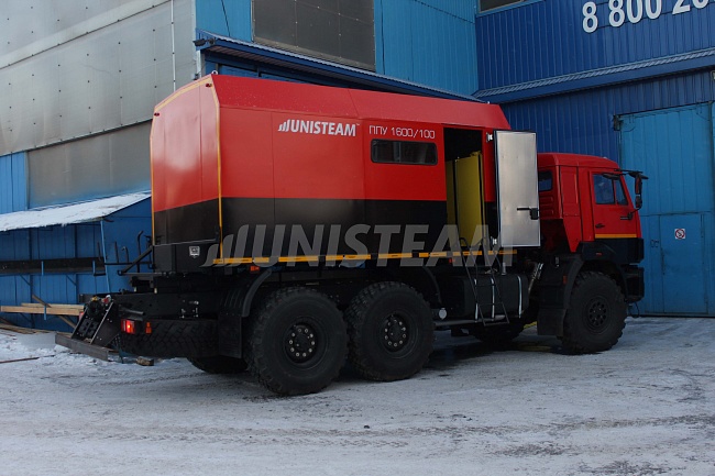 ППУА СЕРИИ UNISTEAM-M1К НА БАЗЕ ШАССИ КАМАЗ 43118