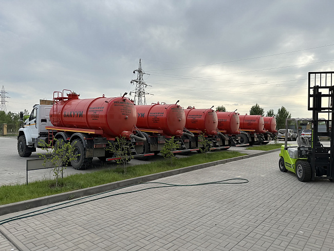 АВТОЦИСТЕРНА ВАКУУМНАЯ МВ-10 Урал NEXT 6x6