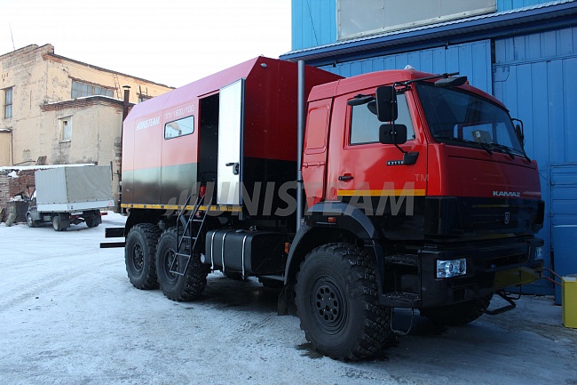 ППУА СЕРИИ UNISTEAM-M1К НА БАЗЕ ШАССИ КАМАЗ 43118